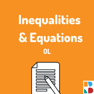 LCOL Week 2 Inequalities Equations