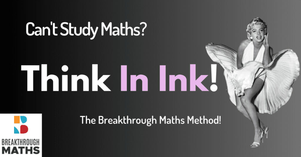 think in ink to study maths